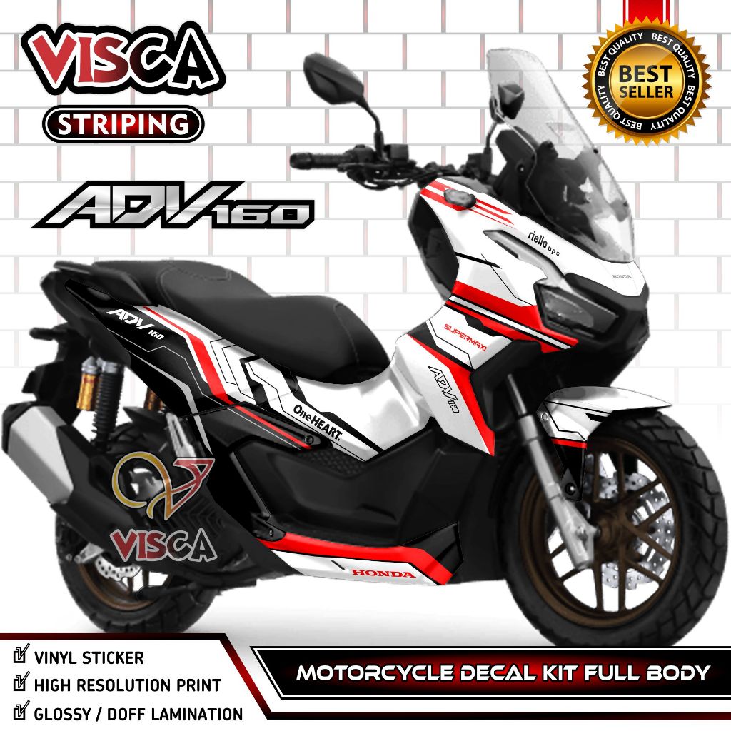 Decal ADV 160 Full Body - Stiker ADV 160 Full Body - Dekal ADV 160 Full Body - Striping ADV 160 Vari