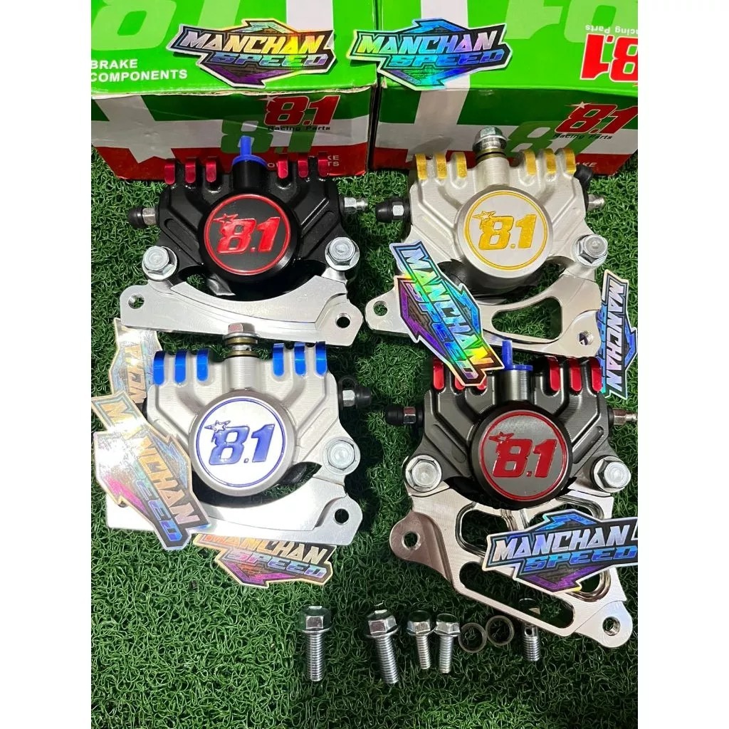 KALIPER + BREKET formula 81 racing part 8.1 vario beat scoopy spacy genio piringan CAKRAM DEPAN DISK