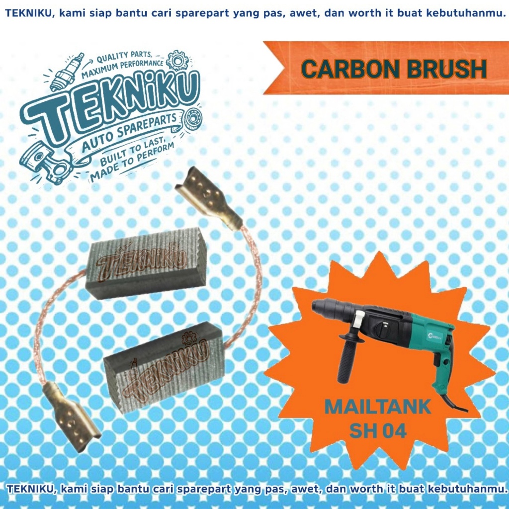 CARBON BRUSH ROTARY HAMMER MAILTANK SH 04 ARANG BOR BETON MAILTANK SH 04