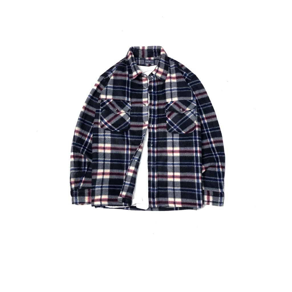 SYMbiose Wool Fleece Flannel Shirt