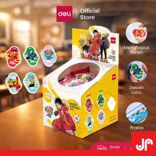 DELI X ONE PIECE ERASER ONE PIECE BLIND BOX H330 / PENGHAPUS DELI MOTIF ONE PIECE
