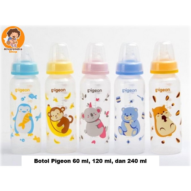 Pigeon Botol Susu 50 ml, 120 ml, 240 ml botol / dot bayi
