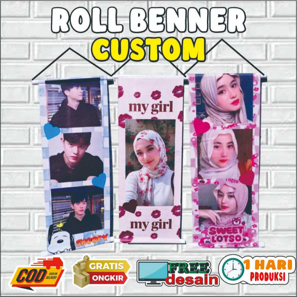 ROLL BENNER CUSTOM FOTO| BENNER MURAH