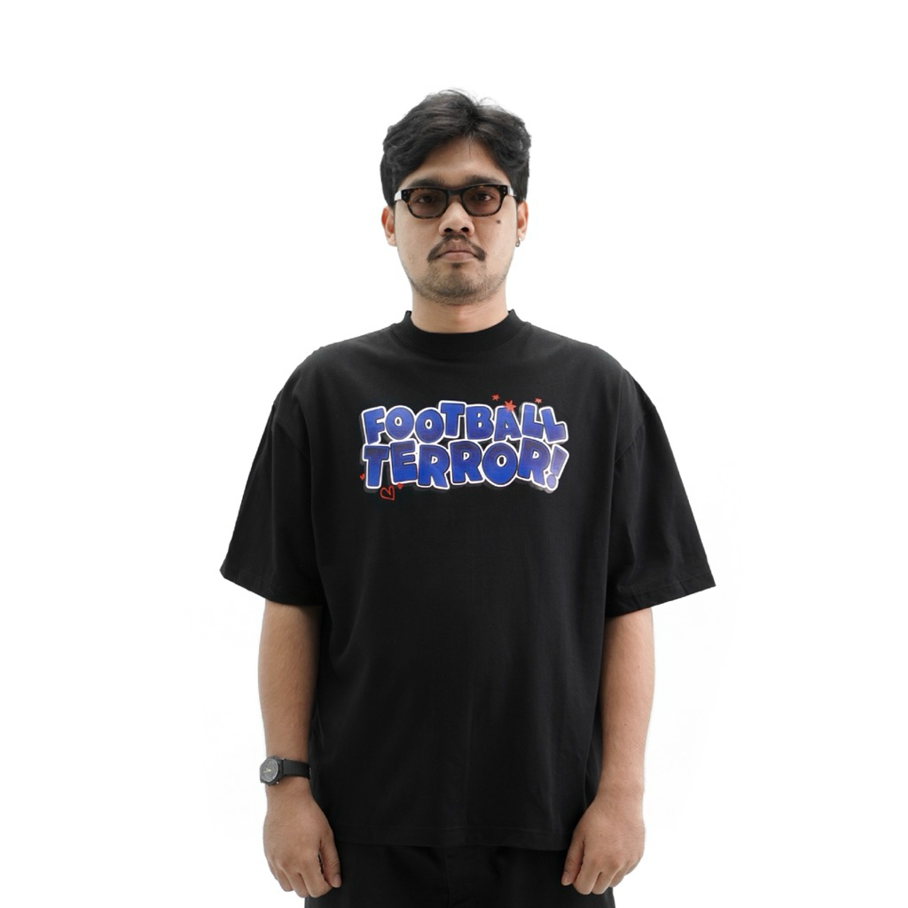Football Terror | Weekenders Black T-shirt