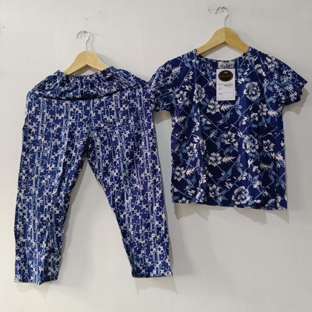 SETELAN BATIK LUZA ANAK  CELANA PANJANG / ONE SET ANAK BATIK LUZA  / SETCEL SPK ANAK BD by BATIK TUL