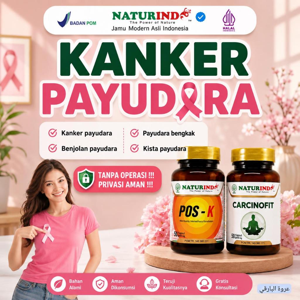 Obat Kanker Payudara Ampuh Benjolan Payudara Kista Payudara Herbal Carcinofit