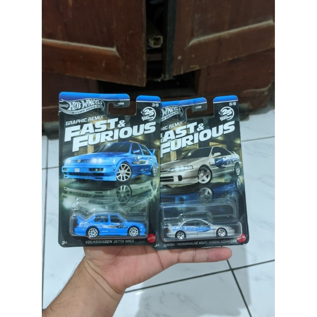 Hotwheels Acura integra dan Vw jetta
