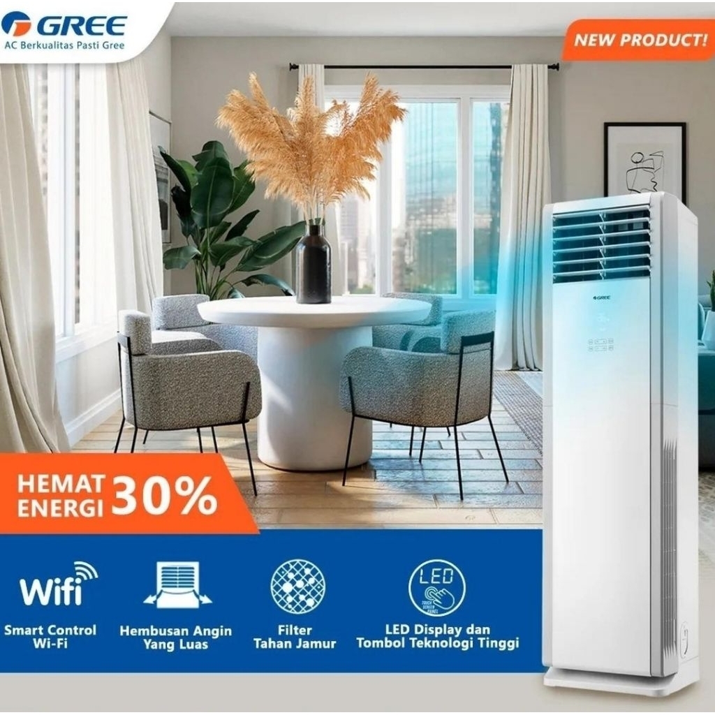 GREE  AC FLOOR STANDING - GVC 24 TS (S)