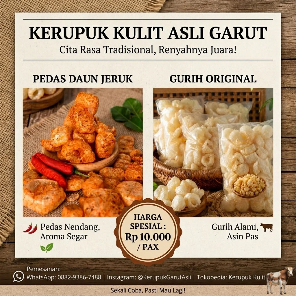 Kerupuk Kulit Asli Garut