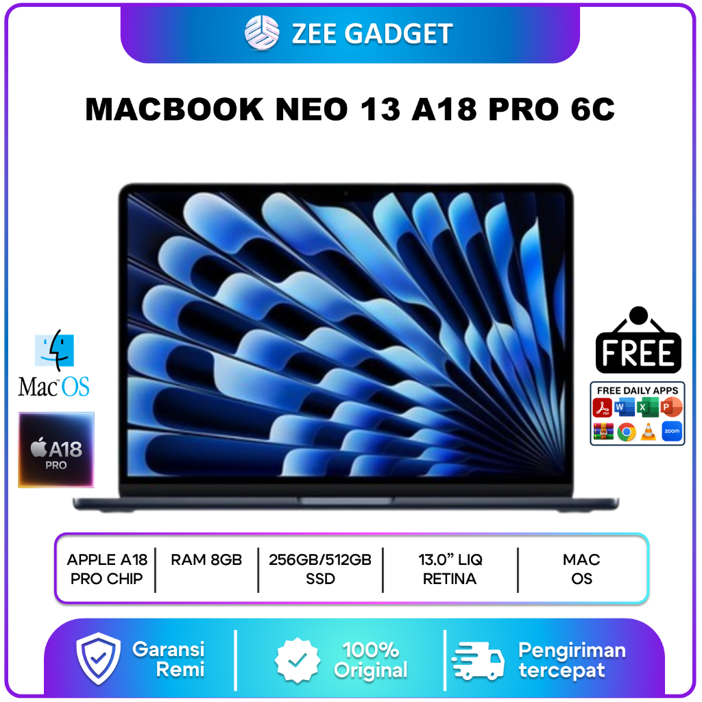 APPLE MACBOOK NEO 13 A18 PRO 6C