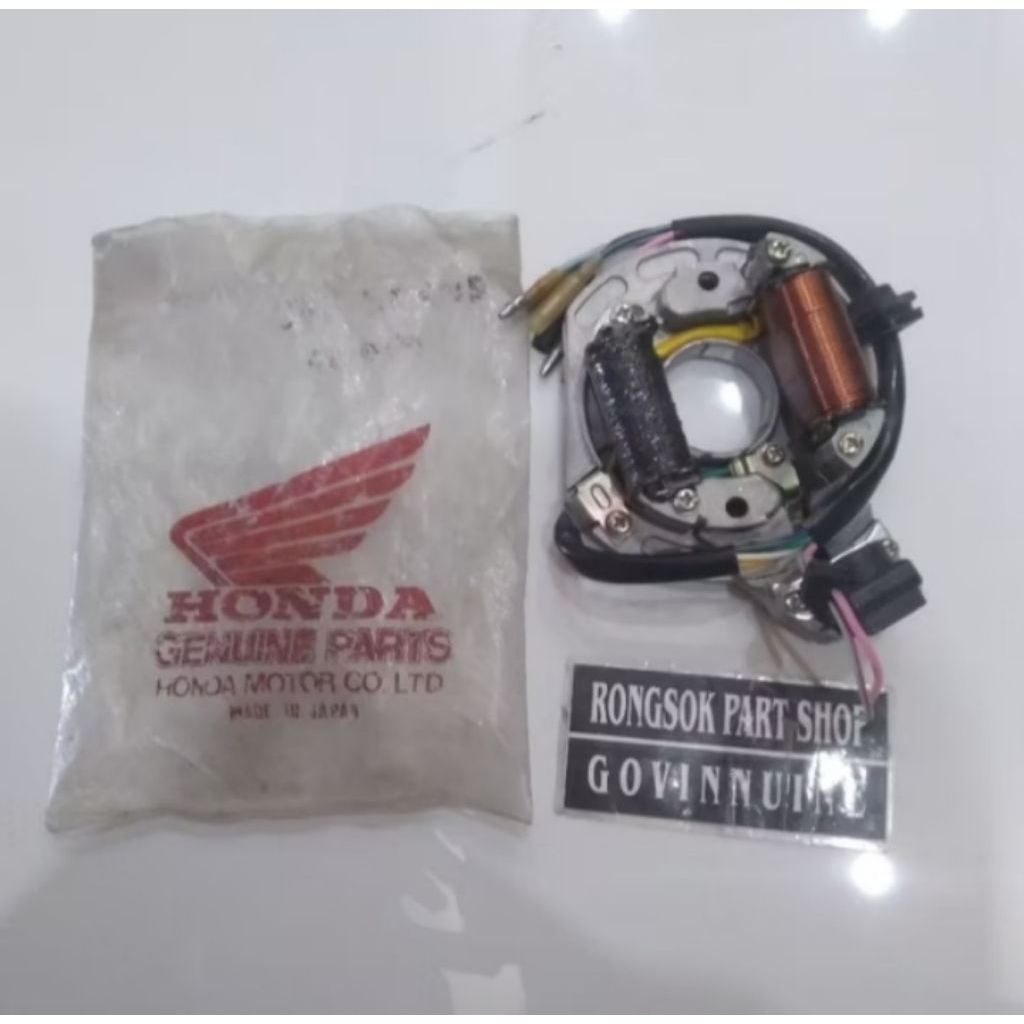 spul cdi spul lampu pulser set honda prima star ori nos japan stok lama