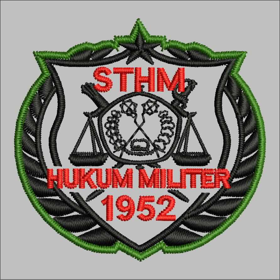 789 BREVET WING PDL TNI PERKERAS MIKA BORDIR EMBROIDERY GIB