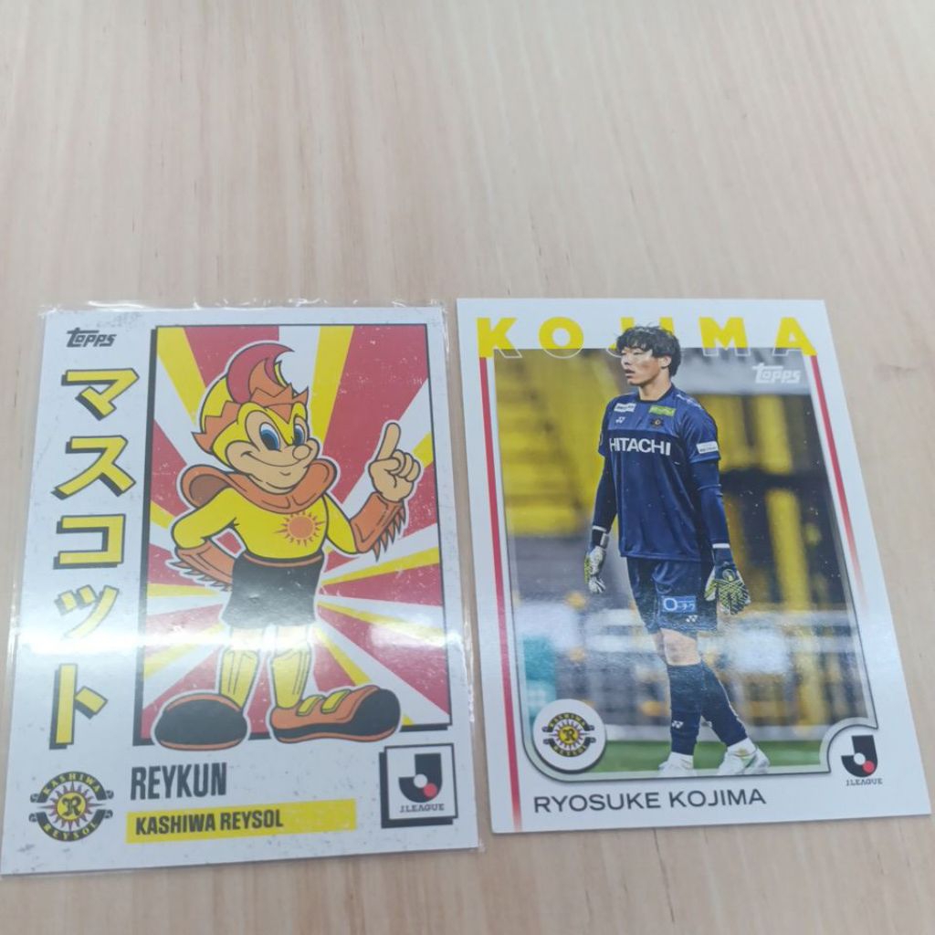 Kartu bola topps jleague tahun 2025 kashiwa reysol
