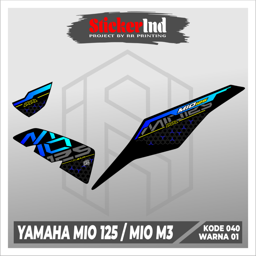 Stiker Yamaha Mio 125 Striping Standar Mio M3 / Mio 125 - K040
