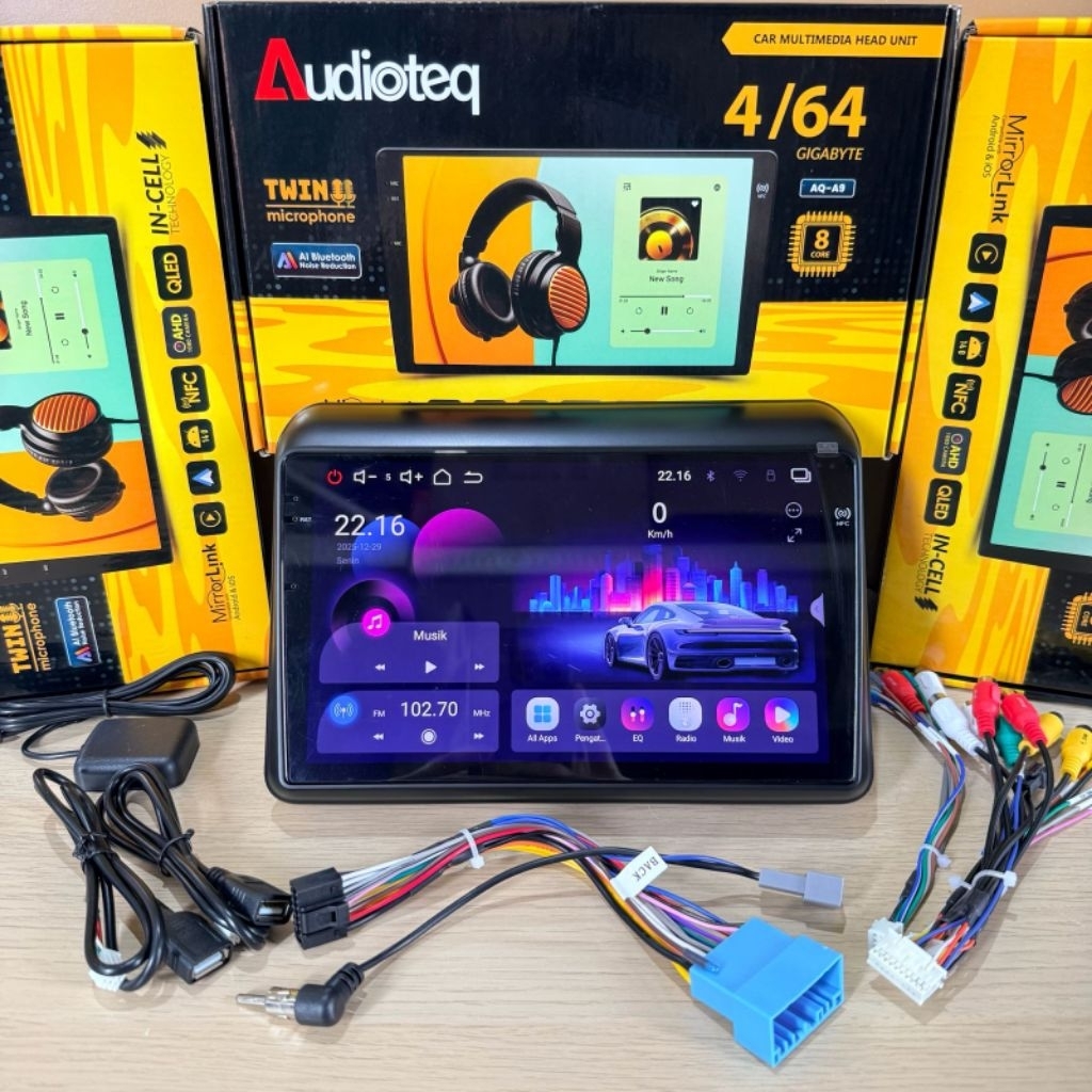 Head Unit Android Suzuki Ertiga Baru 2018 Up Audioteq Ram 4/64 Gb Nfc