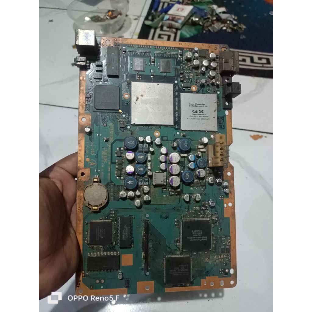 mainboard PS 2 cocok untuk bahan leburan