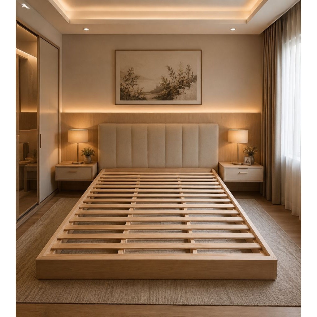Dipan/Alas Kasur Kayu Elegan Ukuran Variasi 200x160 200x200