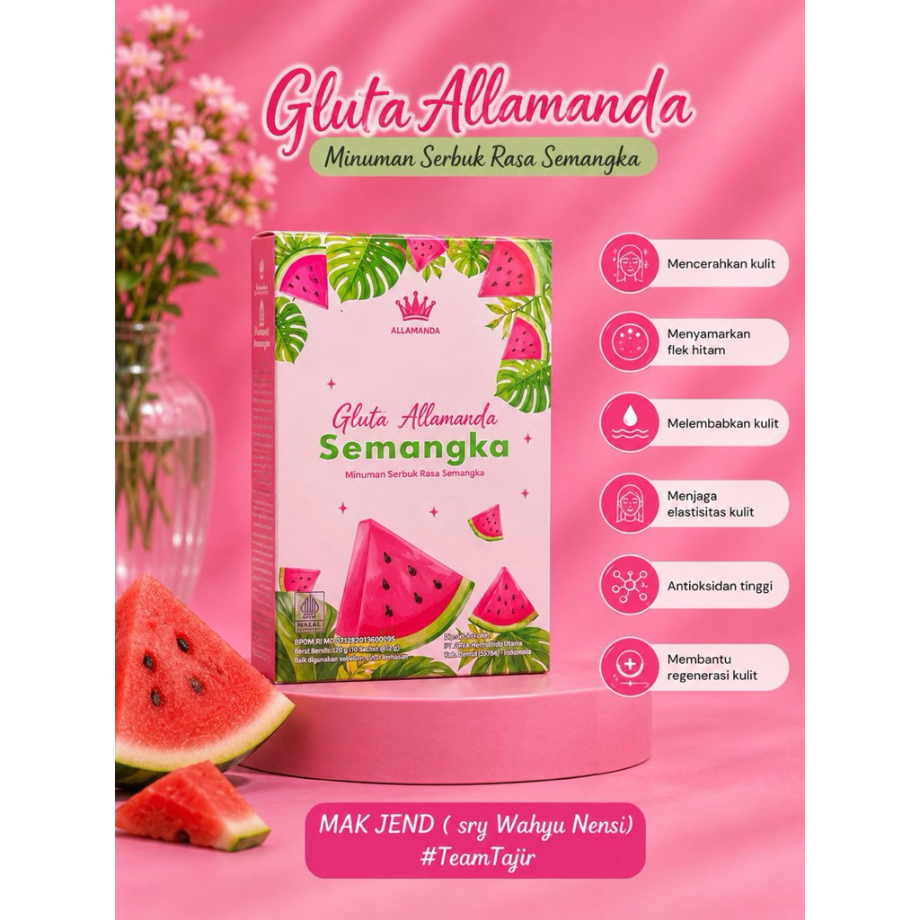 Gluta Alamanda Semangka bisa COD minuman collagen