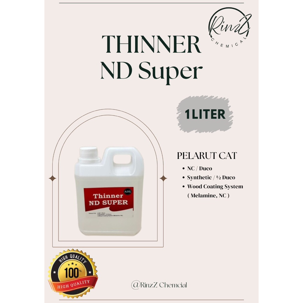 THINNER 1 LITER / THINNER ND SUPER 1 LITER / THINER SERBAGUNA