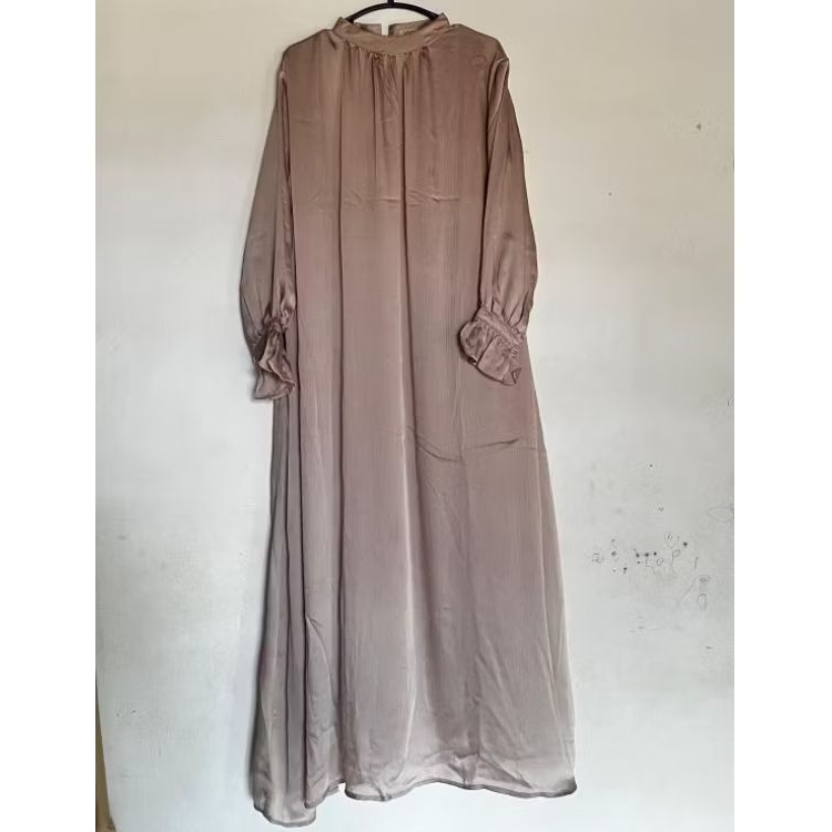 [PRELOVED] Gamis satin polos