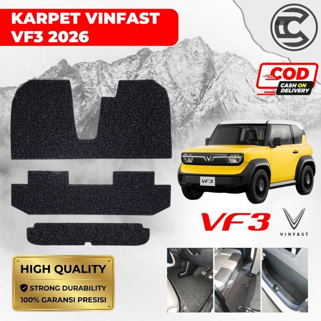 Karpet Vinfast VF 3 2026 / Karpet mie vf3 2026/ Karpet mie Vinfast VF3 / karpet vf3