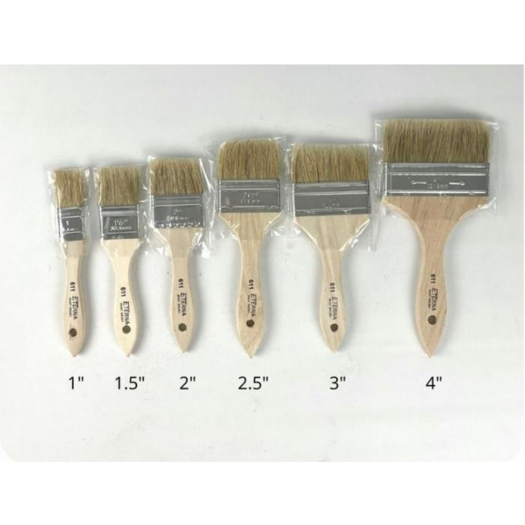 [VHB] ( 1 Inch) kuas cat 611 eterna 1" kuas cat eterna 1 inch Kuas Cat Tembok Dinding Eterna 611