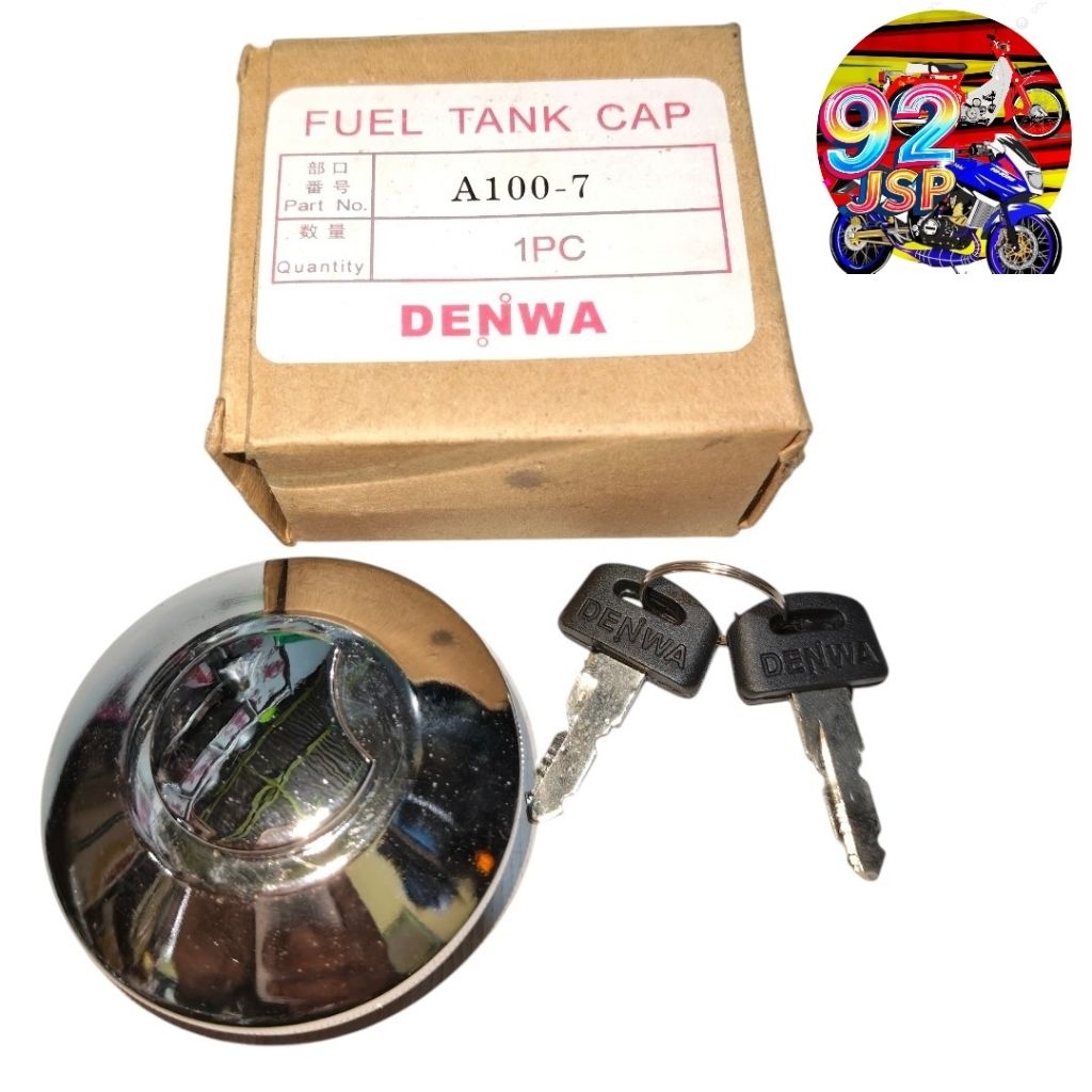 Tutup tangki Suzuki a100 A100 A 100 TUTUP TANGKI SUZUKI A100 BULAT A7 A8 TEBAL HIGH QUALITY