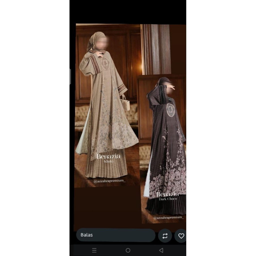 benezia set by azzahra premium