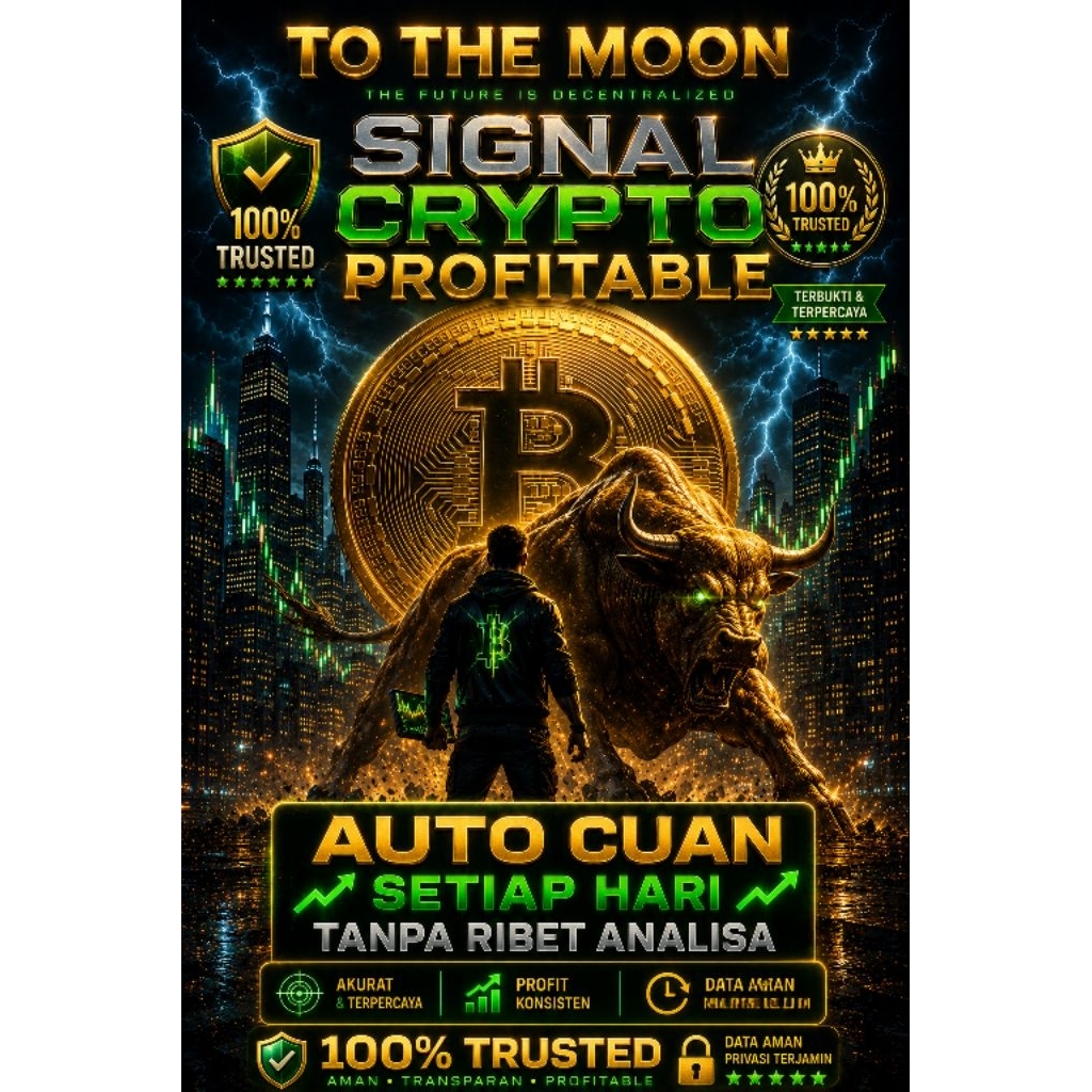 UNLIMITED LIFETIME Premium Signal Crypto Spot & Futures, Analisa Profesional, Cocok Pemula & Pro