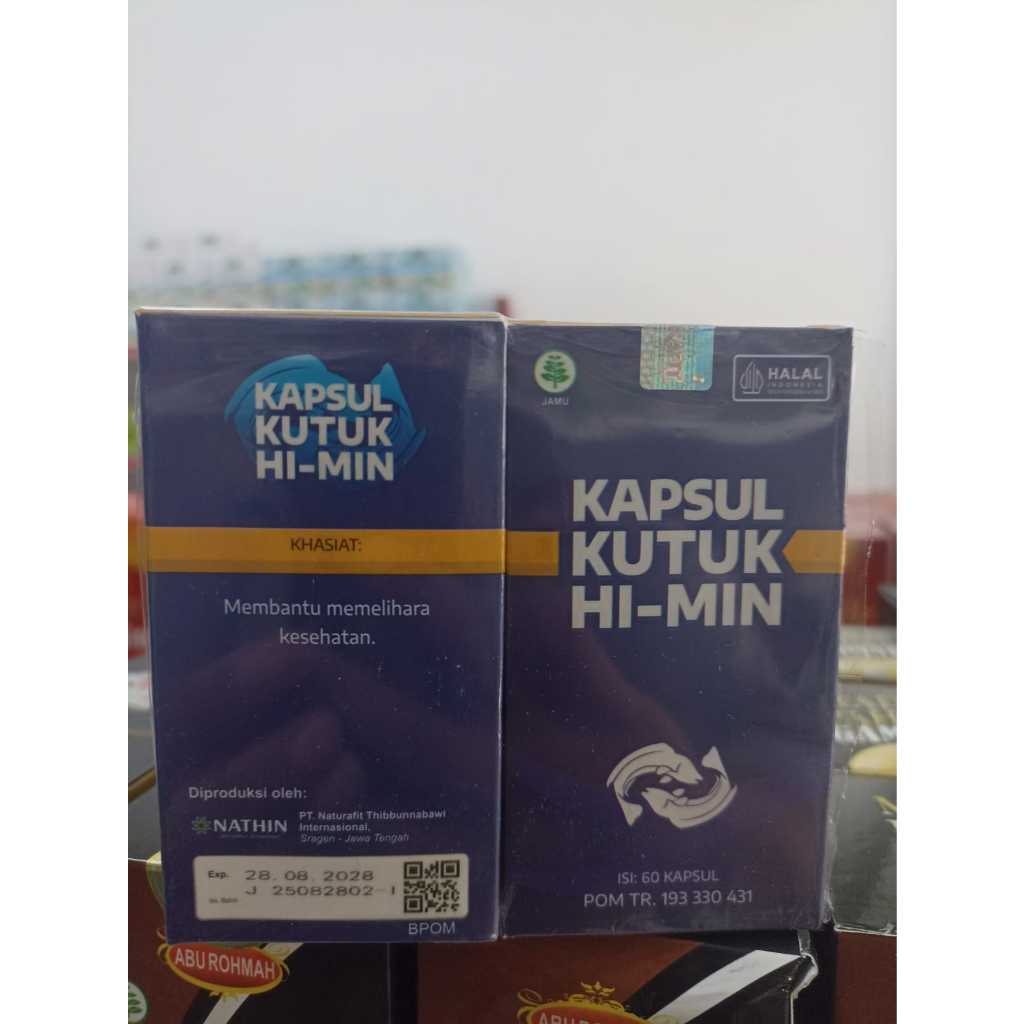 kapsul kutuk Hi-Min 60 Kapsul Ikan Kutuk Naturafit
