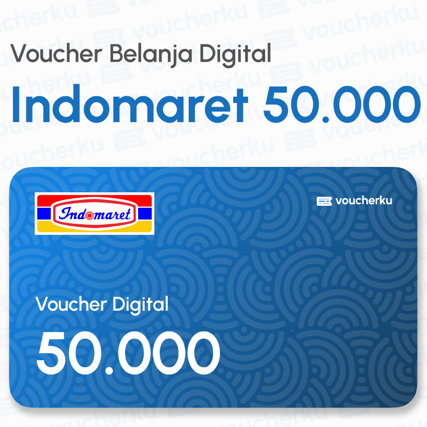 VOUCHER FISIK INDOMARET 50.000 (TIDAK UNTUK DIJUAL/DENGAN PEMBELIAN PRODUK TERTENTU)