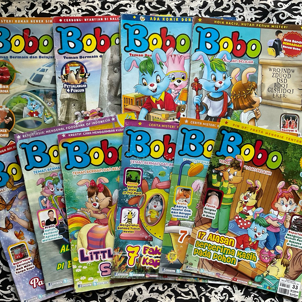 Buku Majalah Anak-Anak Bobo Tahun 2013-2018