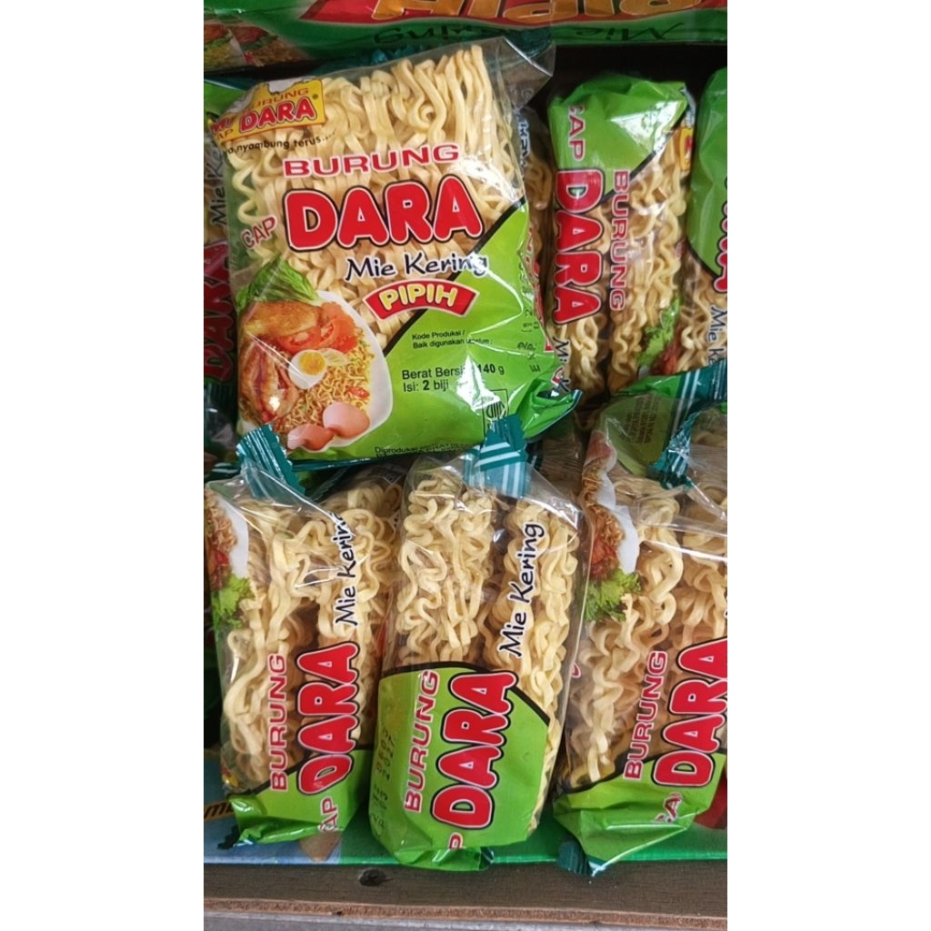 Mie Burung Dara Pipih