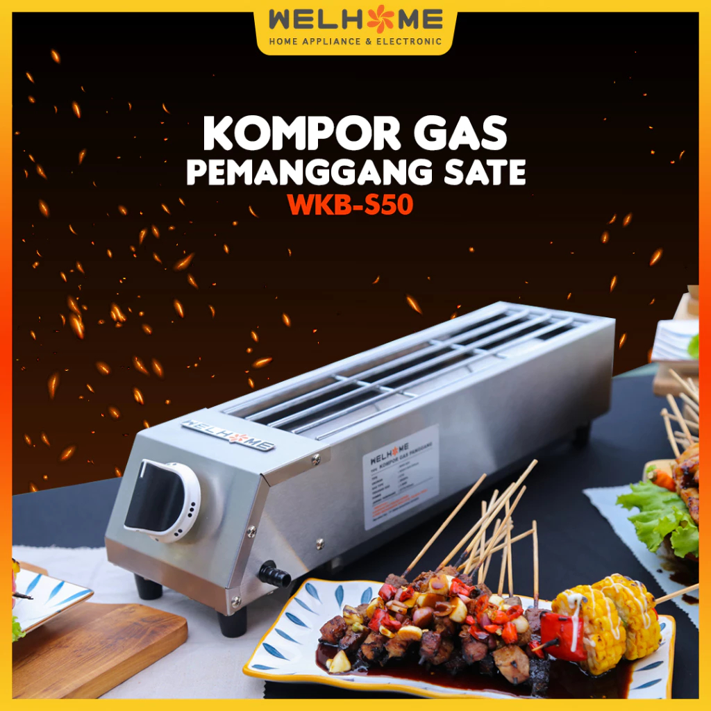 Kompor Panggang Stainles Steel WKB - S50 / WKB - S65 Welhome