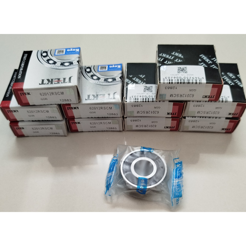Bearing 6201 2RS Laher 6201RS Tutup Karet (12mm x 32mm x 10mm)