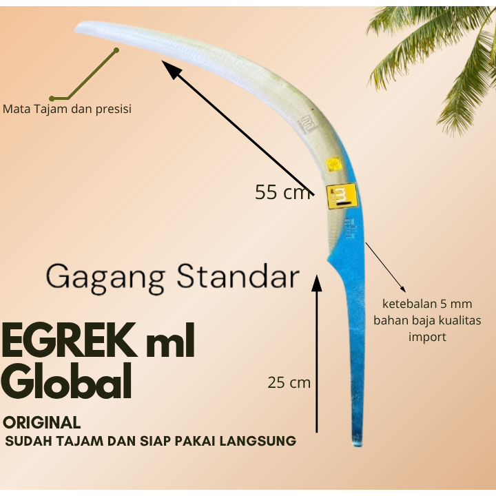Egrek Sawit Mi Global Super Tajam Kualitas Terbaik
