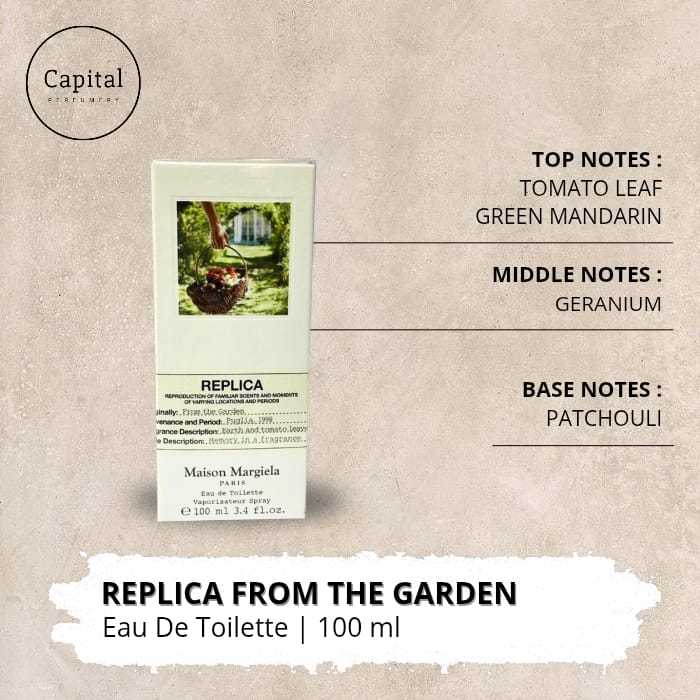 parfum original replica from the garden edt 100 ml