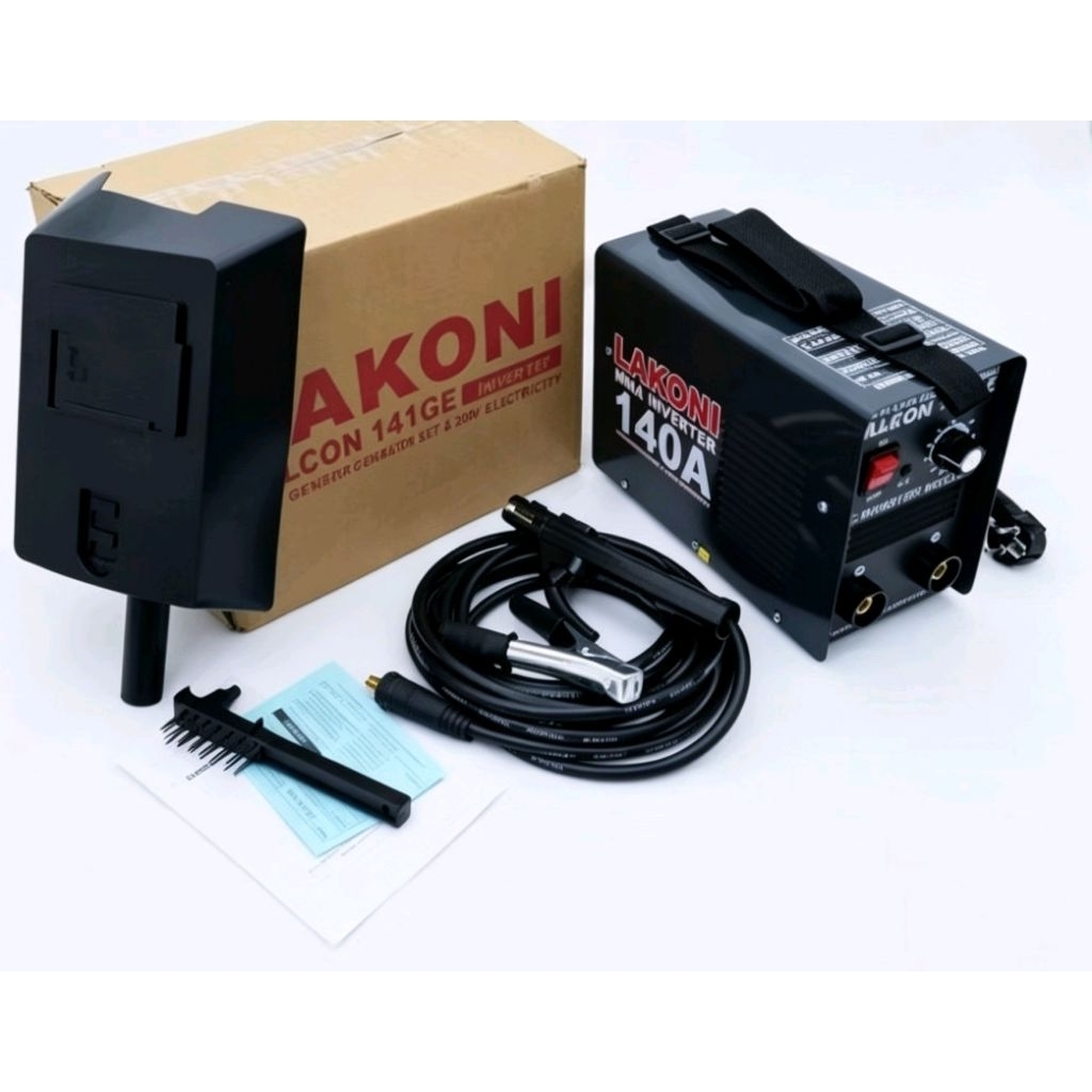 MESIN LAS 141GE FALCON LAKONI / Trafo Las DC Inverter Welding Mesin Las Listrik 900 Watt 140A FALCON