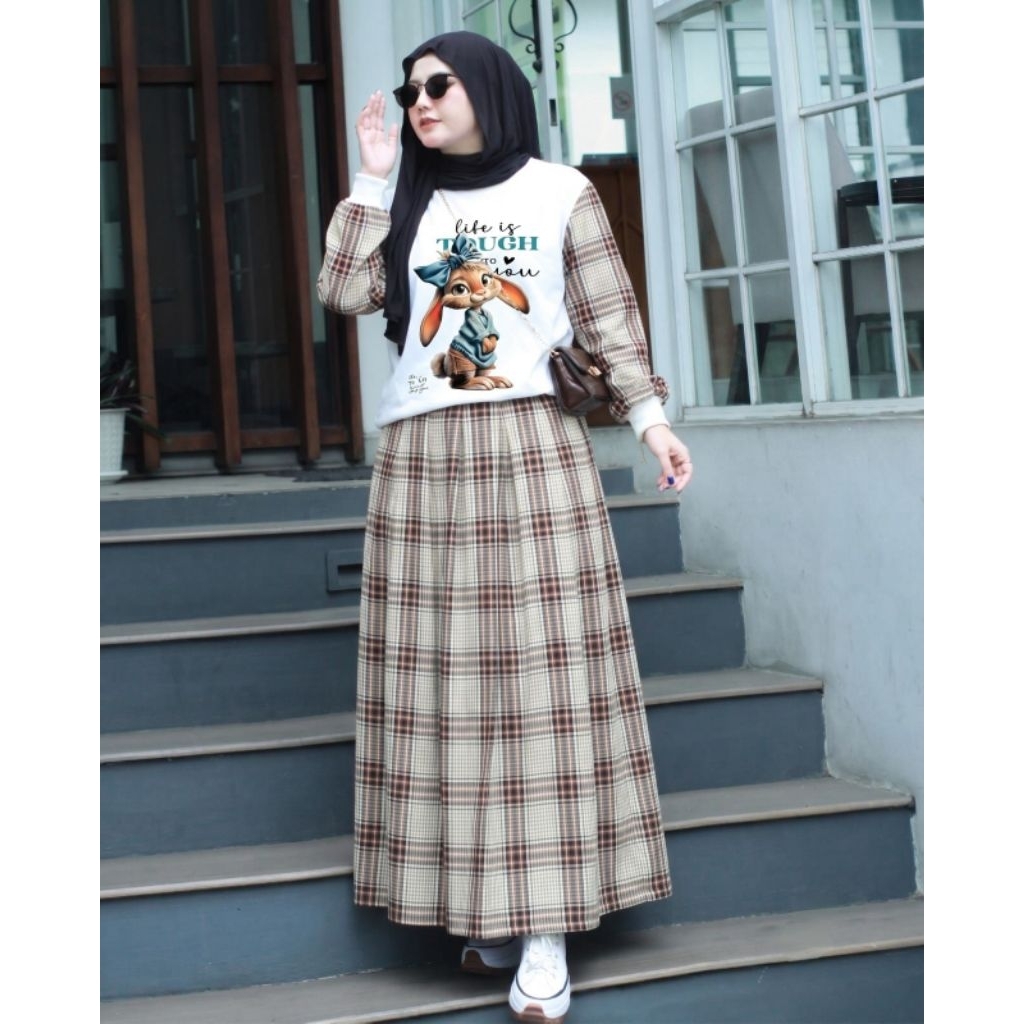 MAURA SET ROK by GOZZOQU cek stock
