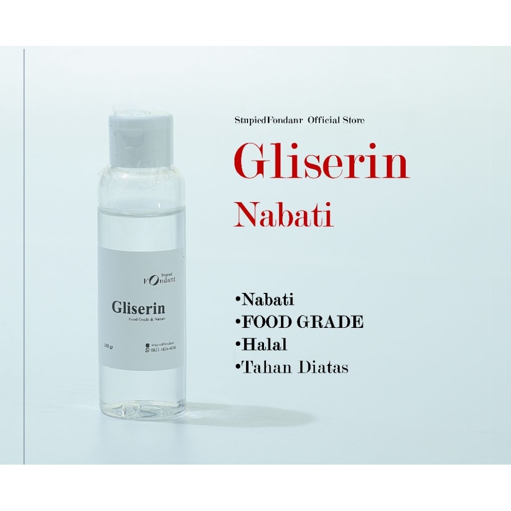 Gliserin Vegan (nabati), FOOD GRADE 100 gr