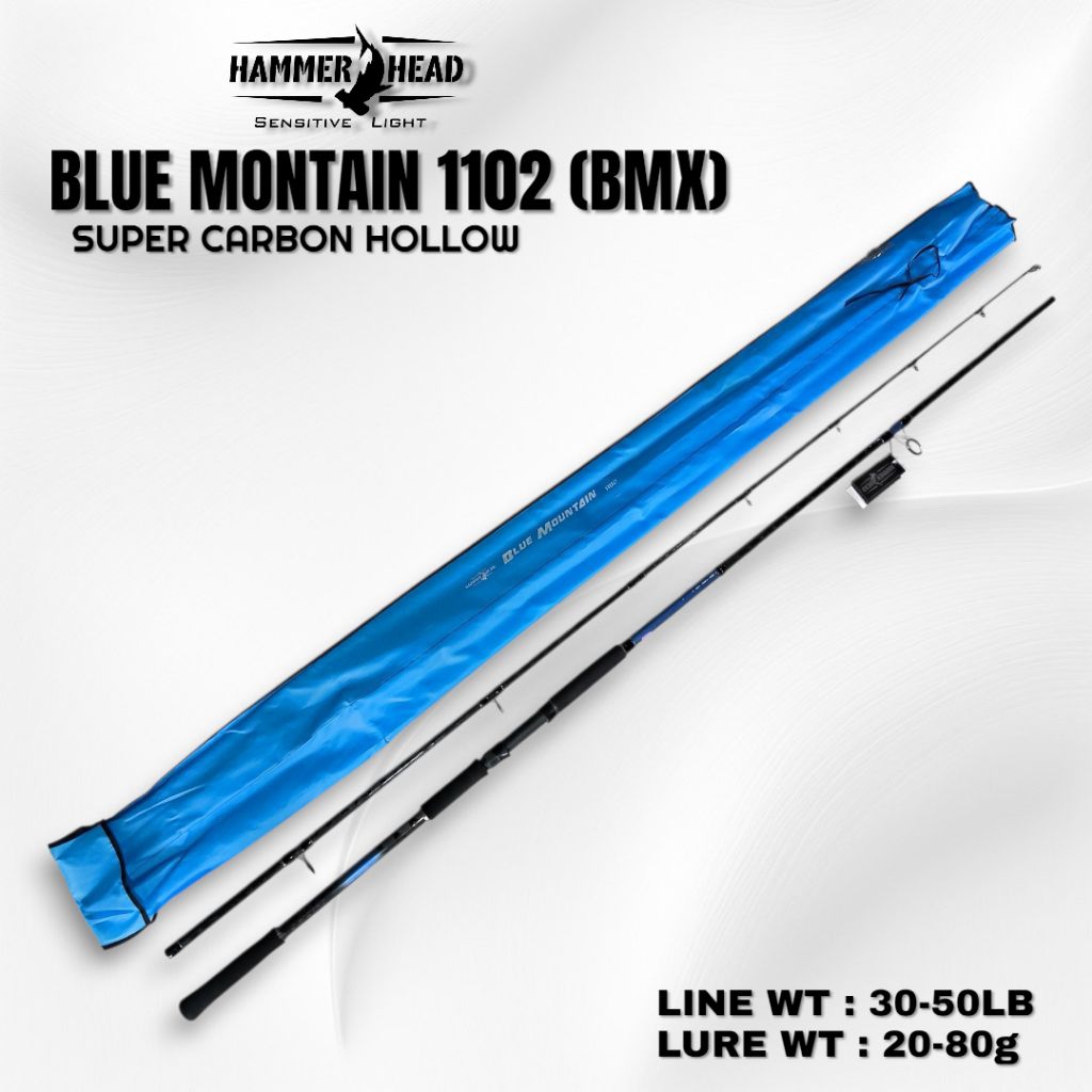 Joran Pancing Hammerhead Blue Mountain 1102 Shore Casting - Joran Popping