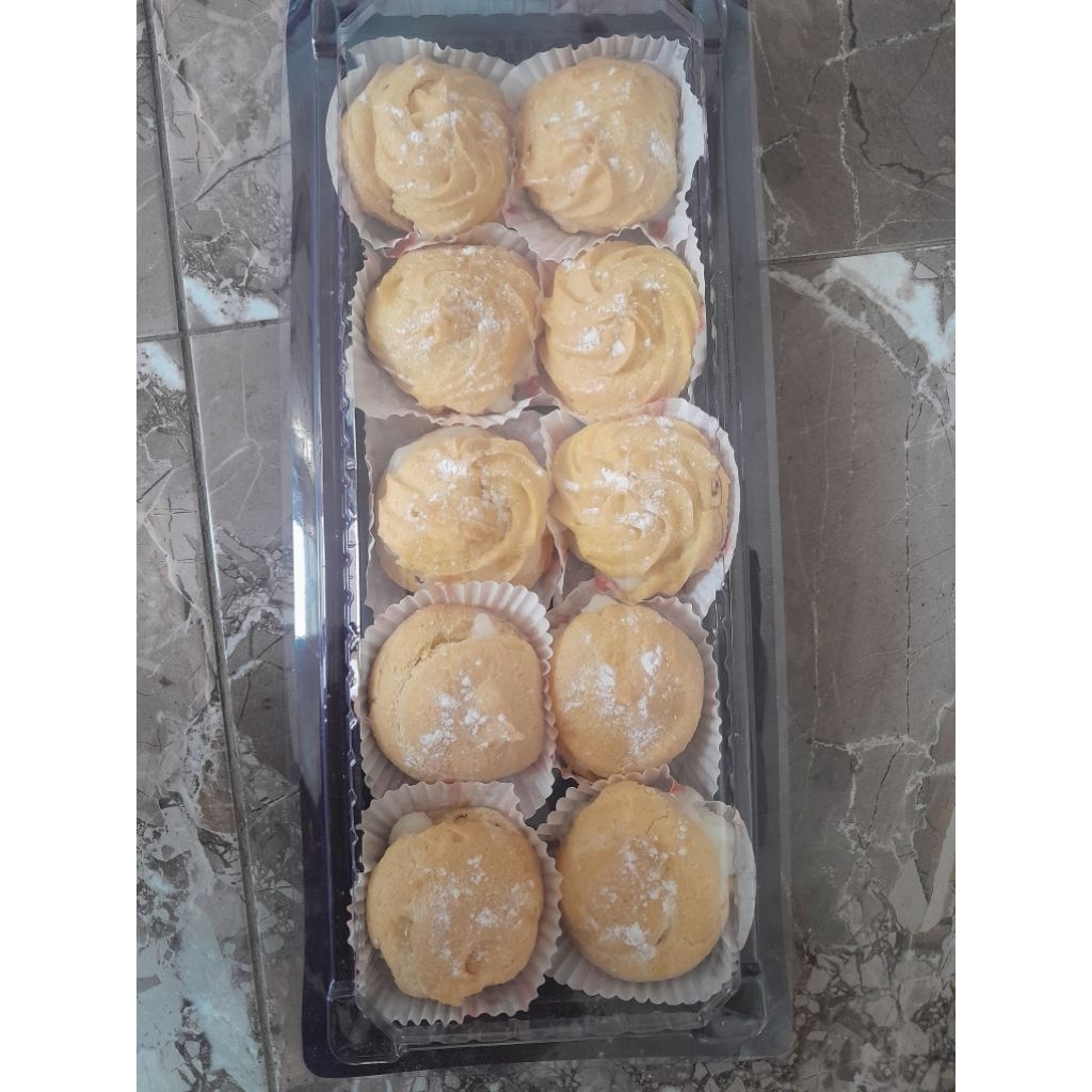 kue sus vla vanila isi 10pcs/mika