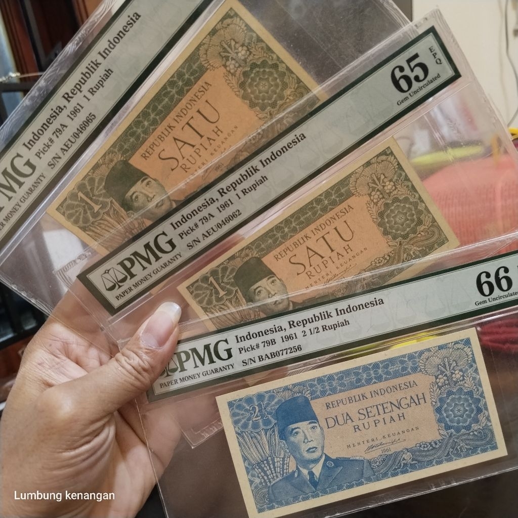 uang kuno PMG sukarno Borneo