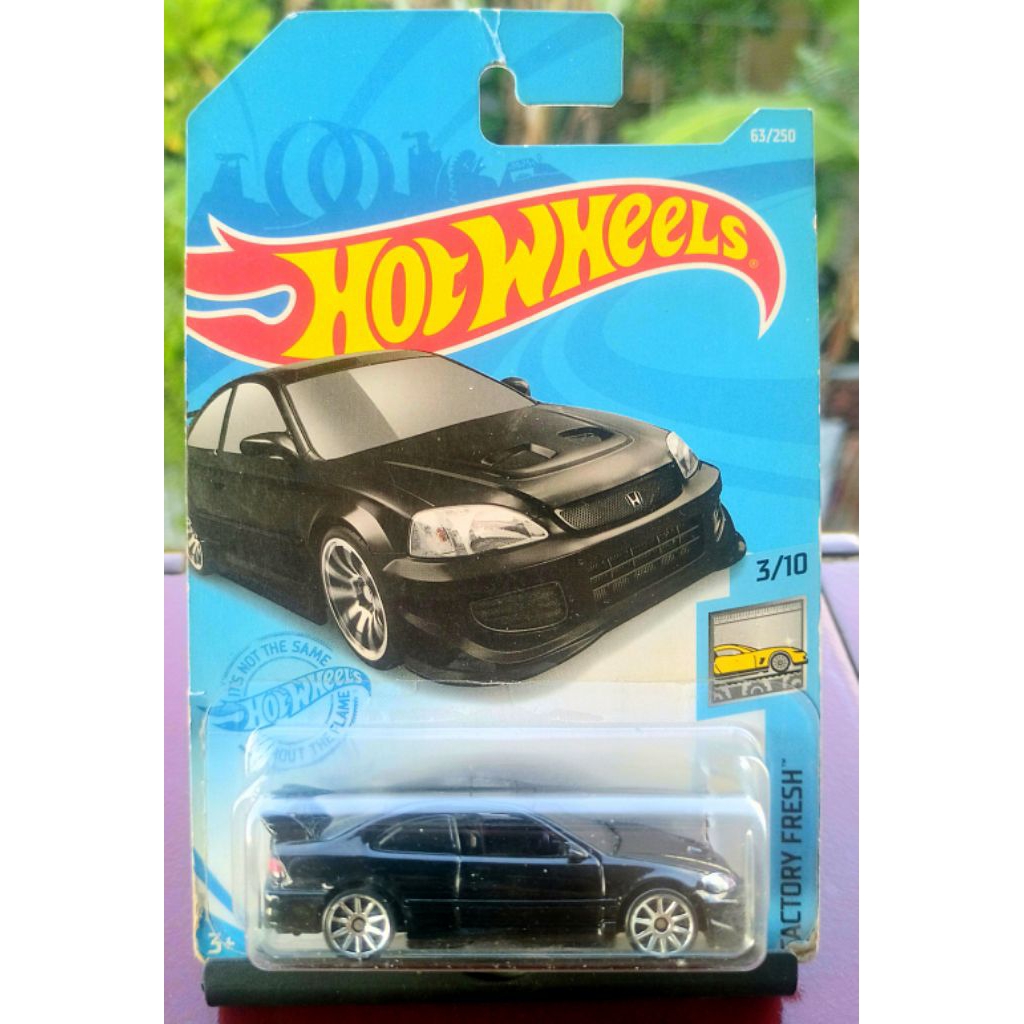 Hotwheels Honda Civic SI Hitam Langka Loose Cutter
