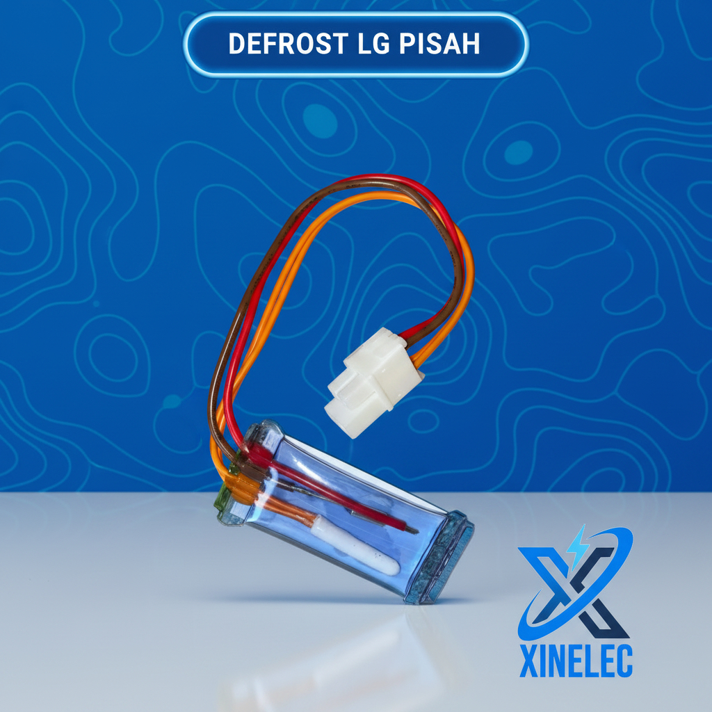 Defrost Kulkas LG Pisah Bimetal Sensor Kulkas 2 Pintu Soket Putih Transparan