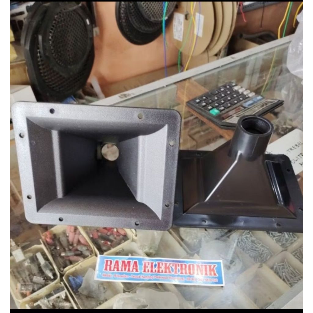 corong horn tweeter Twitter plastik PVC ukuran 15 x 19 murah berkualitas horn tweter corong tweter 1