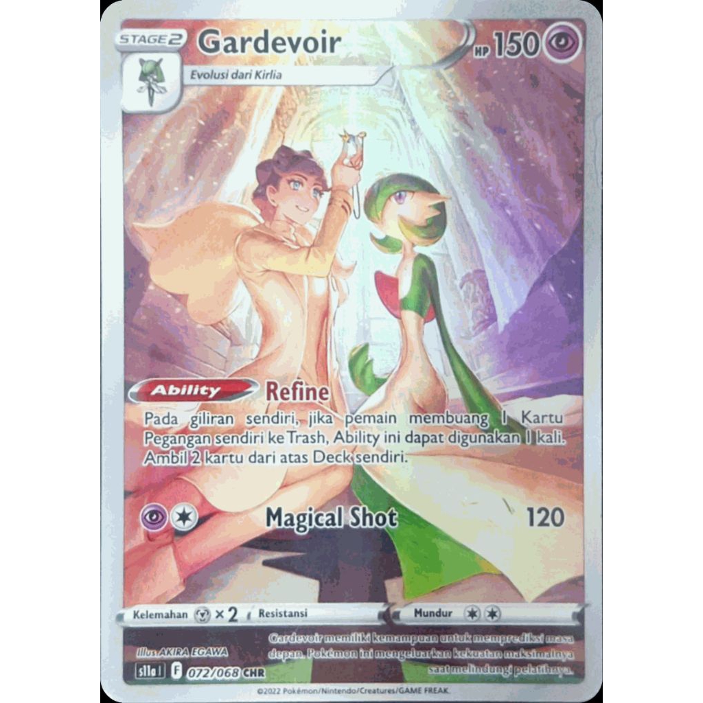 TCG POKEMON GARDEVOIR CHR BAHASA INDONESIA