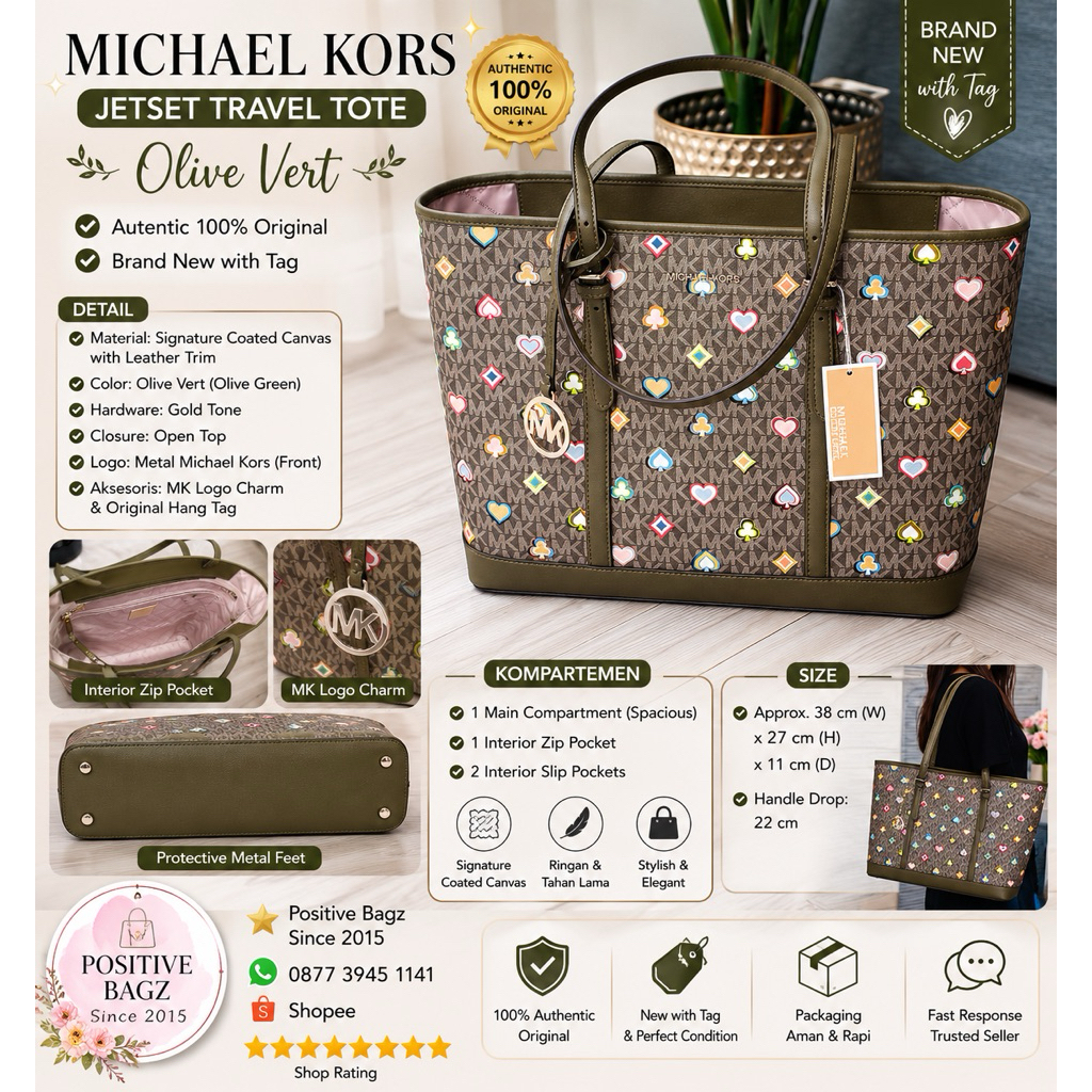 MK tote jet set travel