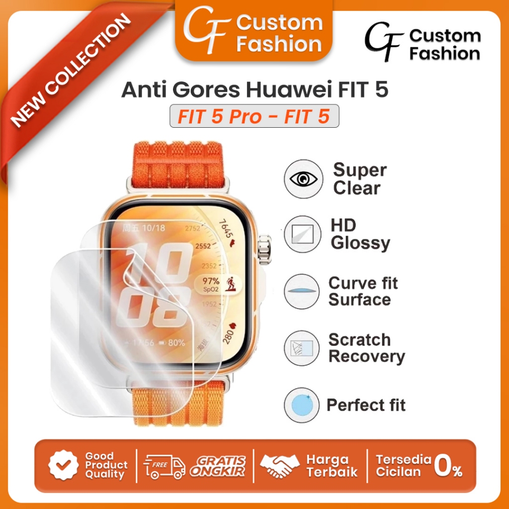 Hydrogel Screen Protector Huawei Watch Fit 5 Watch Fit 5 Pro Anti Gores Huawei Watch Fit 5 Pro Fit 5