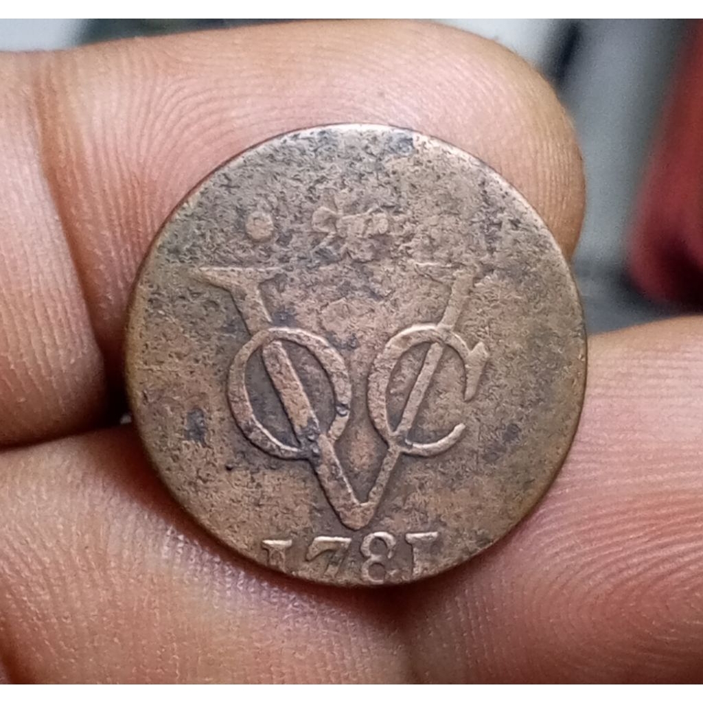 Koin VOC 1 Duit Holland 1781